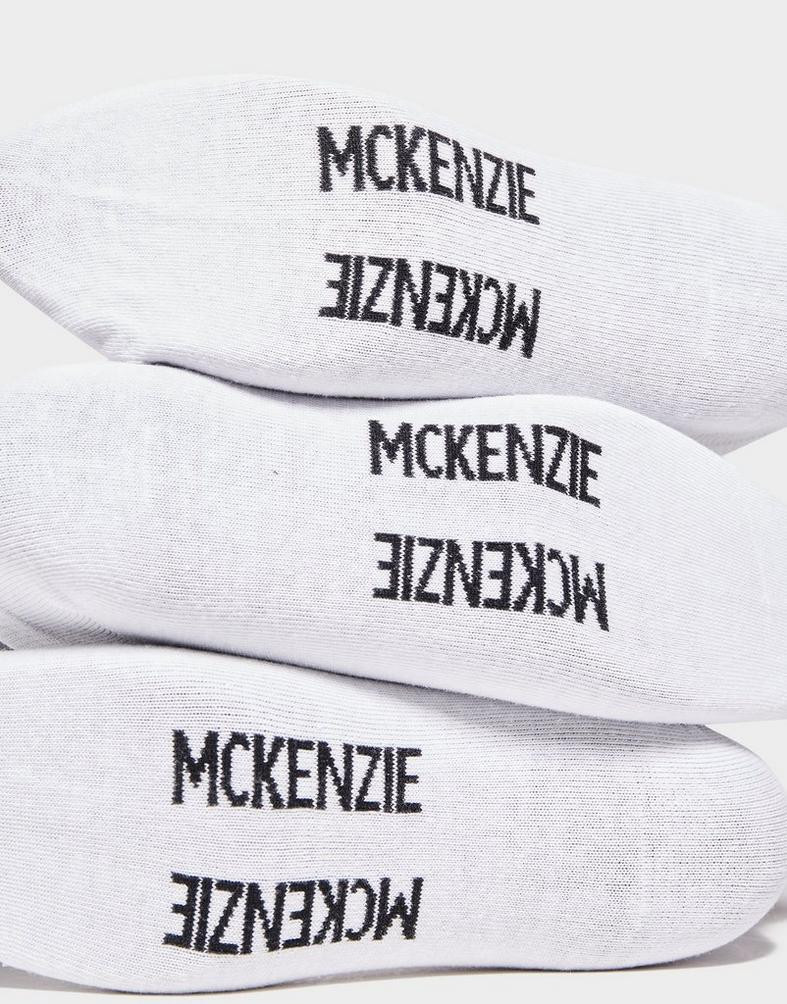McKenzie Low Ped 3-Pack Unisex Socks
