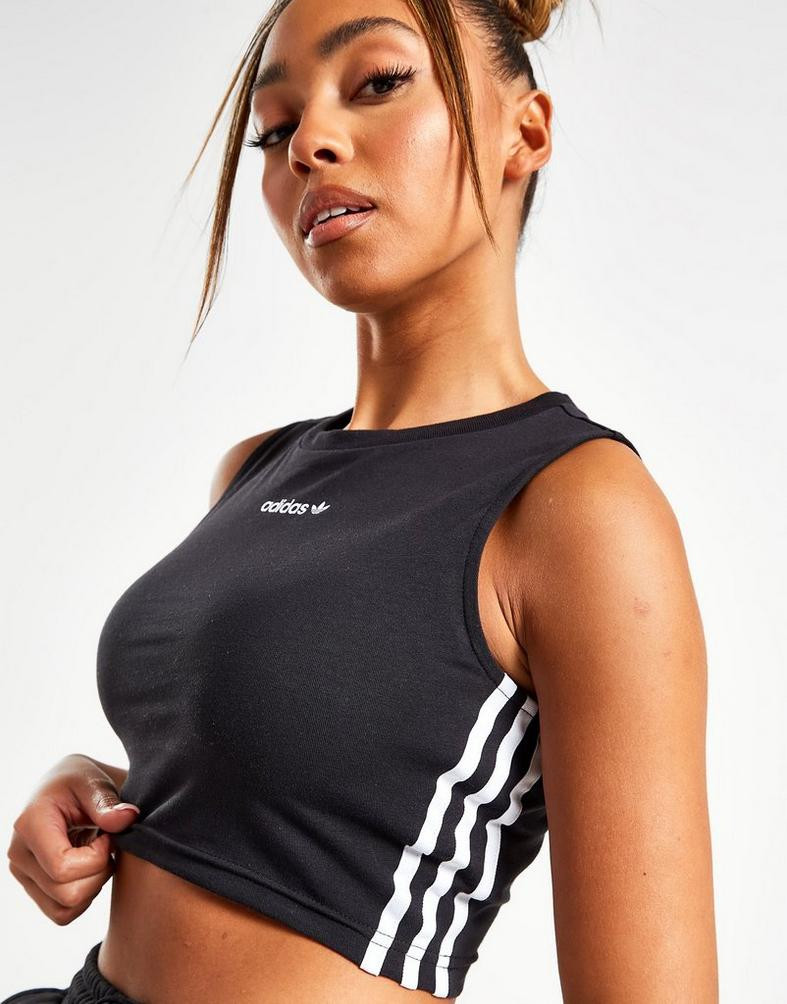 adidas Originals Linear 3-Stripe Γυναικείο Αμάνικο T-Shirt