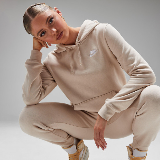 Nike Sportswear Club Γυναικεία Μπλούζα με Κουκούλα